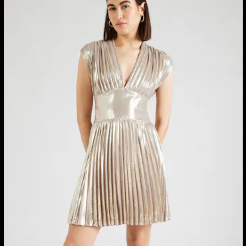 Banana Republic Party Pleated Mini Dress